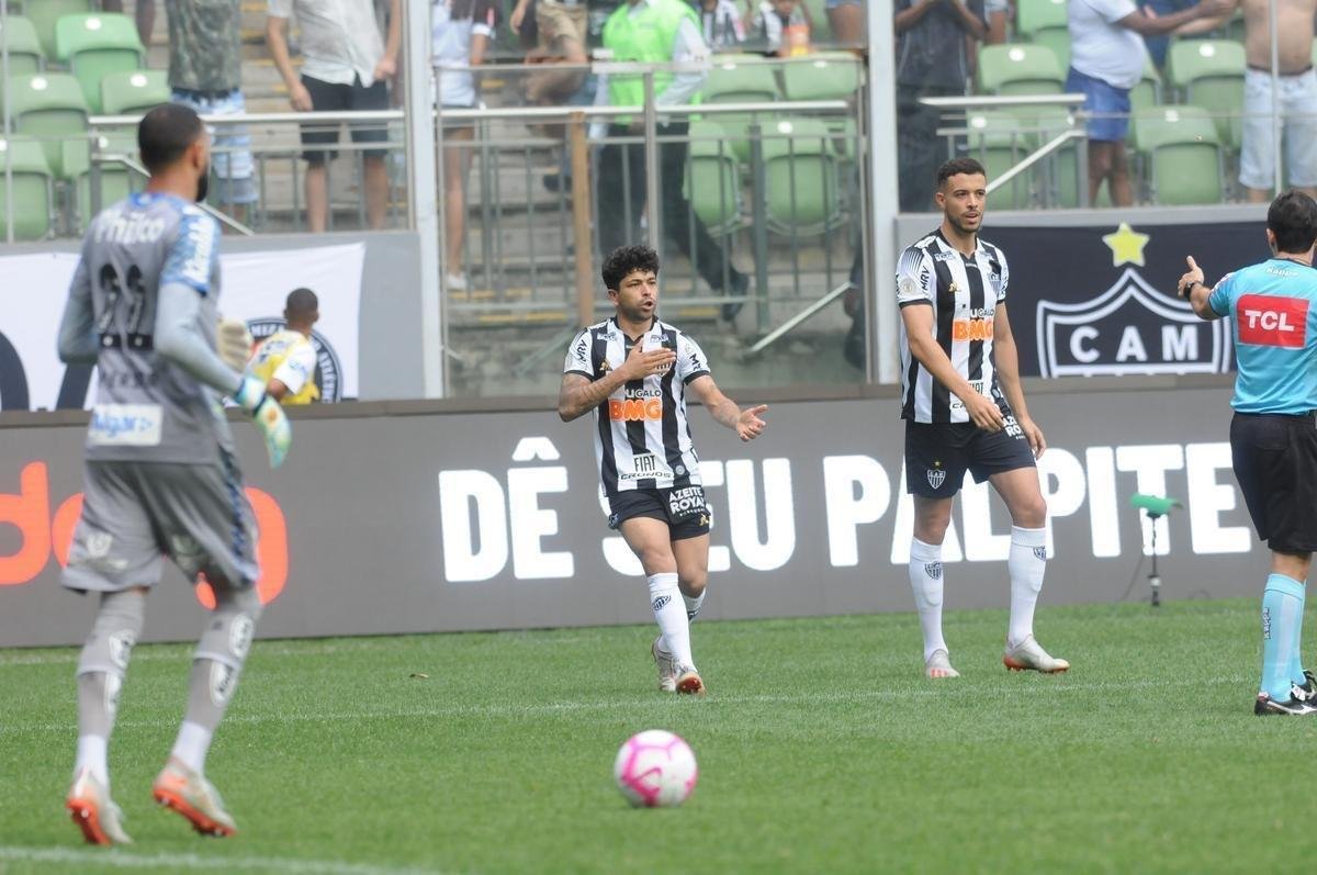 Atltico bateu o Santos na estreia de Vagner Mancini em Belo Horizonte
