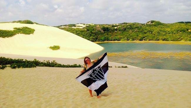 Campe do BBB 19, Paula von Sperling  torcedora do Atltico.