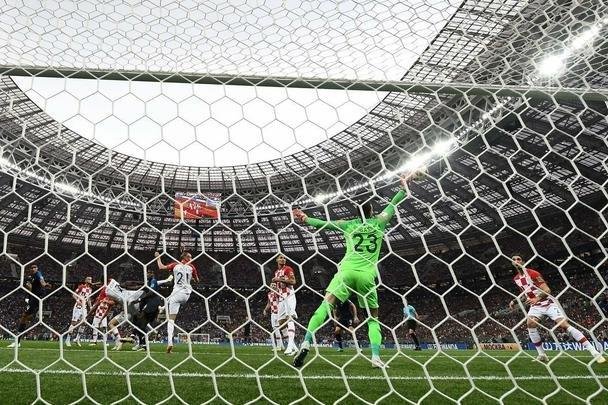 Fotos da final da Copa do Mundo, entre Frana e Crocia, em Moscou