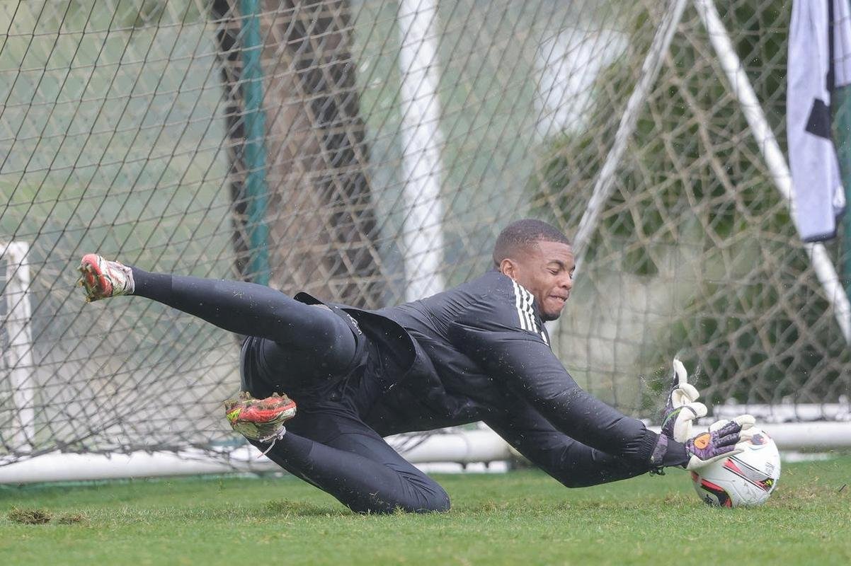 Treino do Atltico na Cidade do Galo, na manh desta tera-feira (24/1).