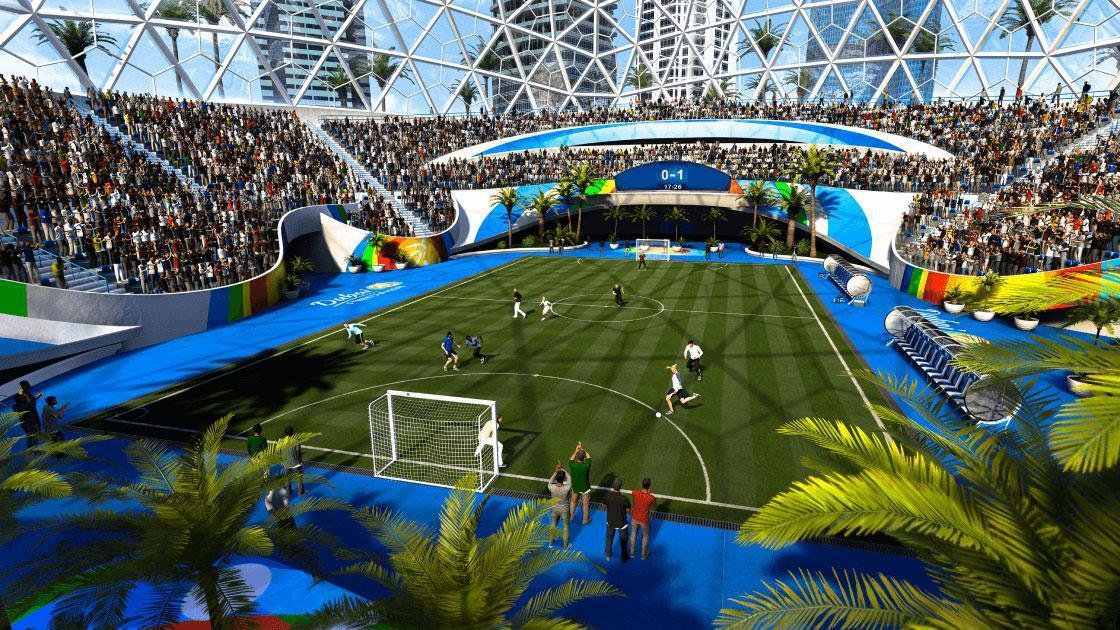 Fifa 21: quadras de futebol do Volta. Dubai