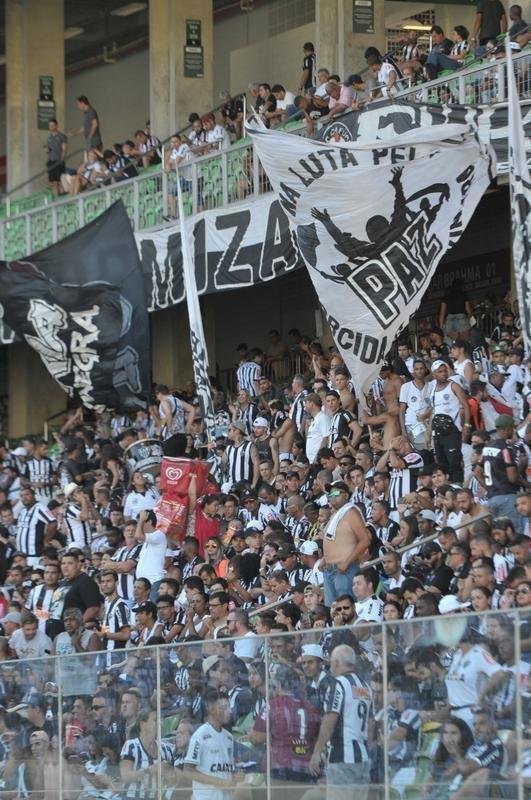 Torcida do Atltico na deciso do Campeonato Mineiro, no Independncia