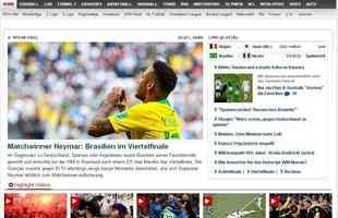 Kicker, da Alemanha: Neymar foi apontado como homem do jogo pelos alemes