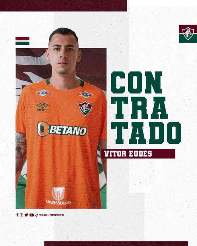 Fluminense anunciou o goleiro Vitor Eudes