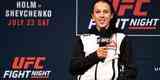 Pesagem oficial do UFC on Fox 20, em Chicago - A campe peso palha, Joanna  Jedrzejczyk, no Q&A
