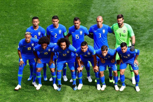 Camisa Brasil Copa do Mundo 2018 Azul Camisola Seleção Brasileira