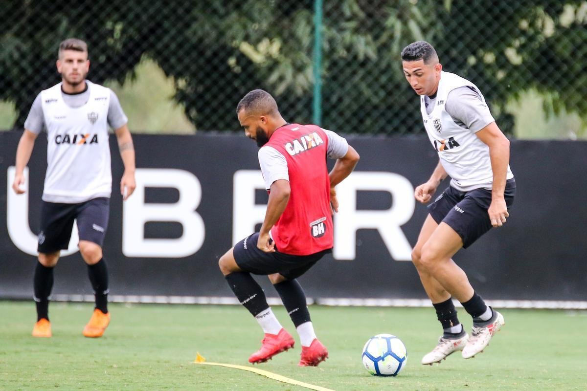 Jogadores do Atltico se reapresentaram na tarde desta segunda-feira aps vitria sobre o Cruzeiro