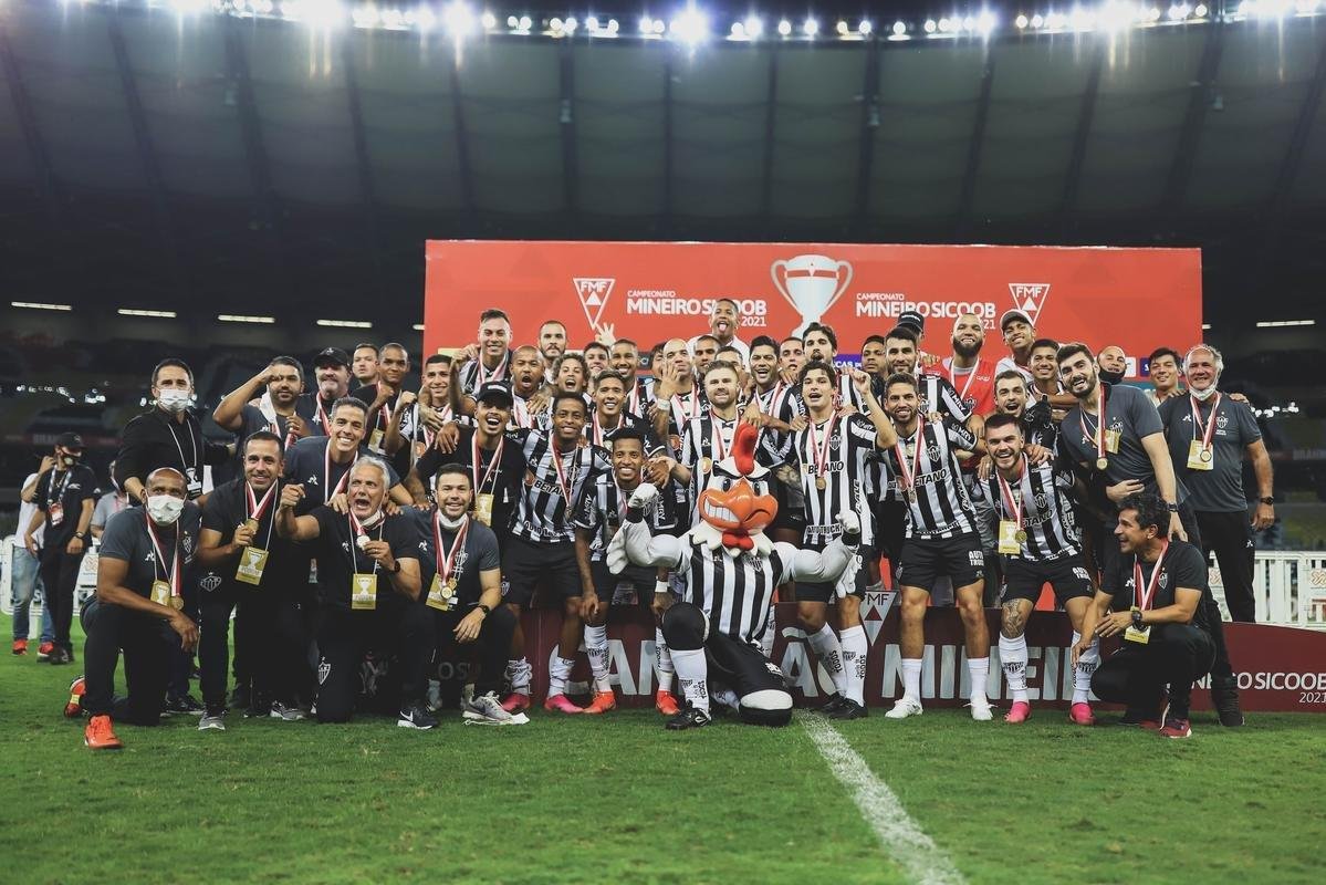 Fotos da festa do Atltico no Mineiro com a conquista do bicampeonato mineiro