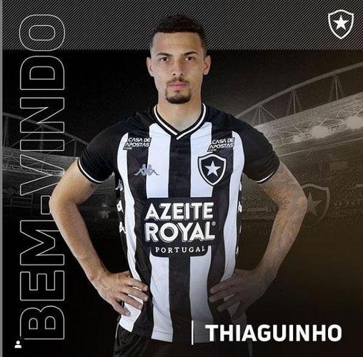 O Botafogo anunciou a contratao do volante Thiaguinho, que estava no Oeste