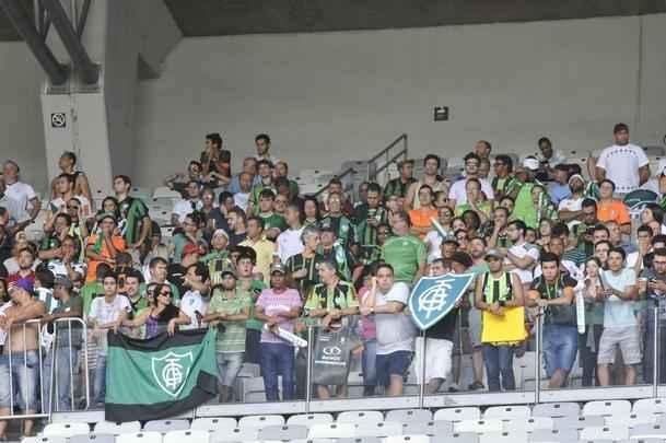 Imagens da comemorao do Amrica com a conquista do ttulo