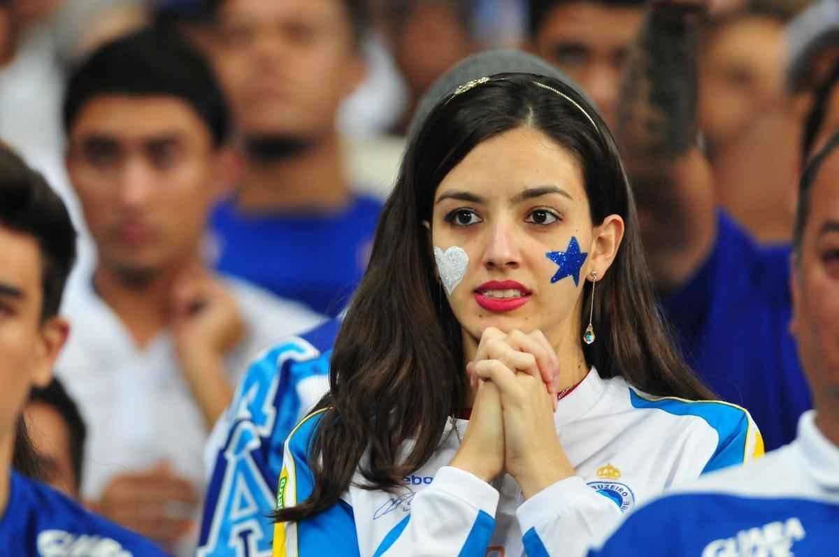 Na etapa final, com a vitria parcial, a torcida do Cruzeiro vibrou e teve esperana na classificao