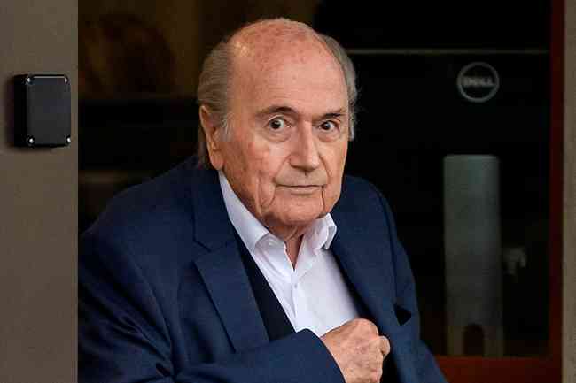 O ex-presidente da Fifa, Joseph Blatter