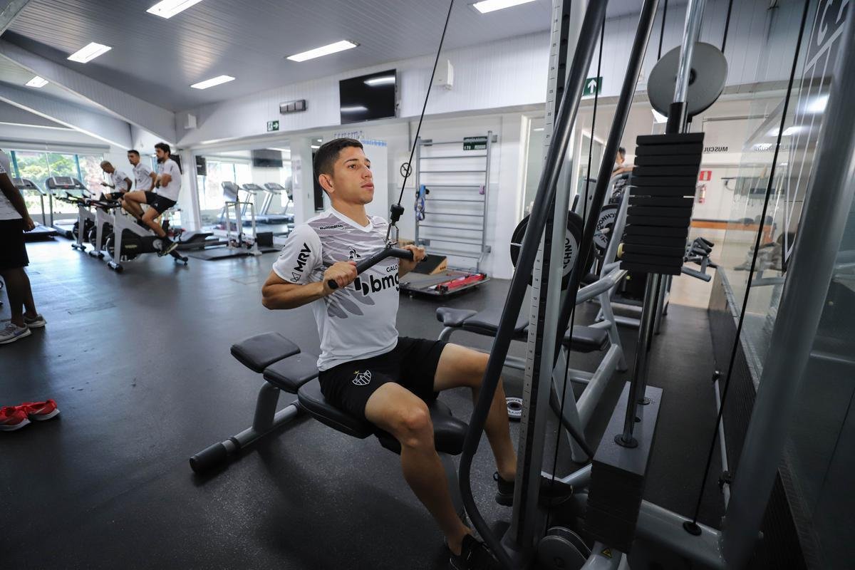 Atltico inicia preparao para enfrentar o Vasco; veja fotos