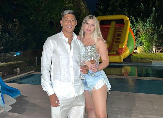 Zaracho e a esposa