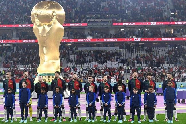 Fotos do jogo entre Marrocos e Portugal no Est�dio Al-Thumama, no Catar, pela Copa do Mundo de 2022
