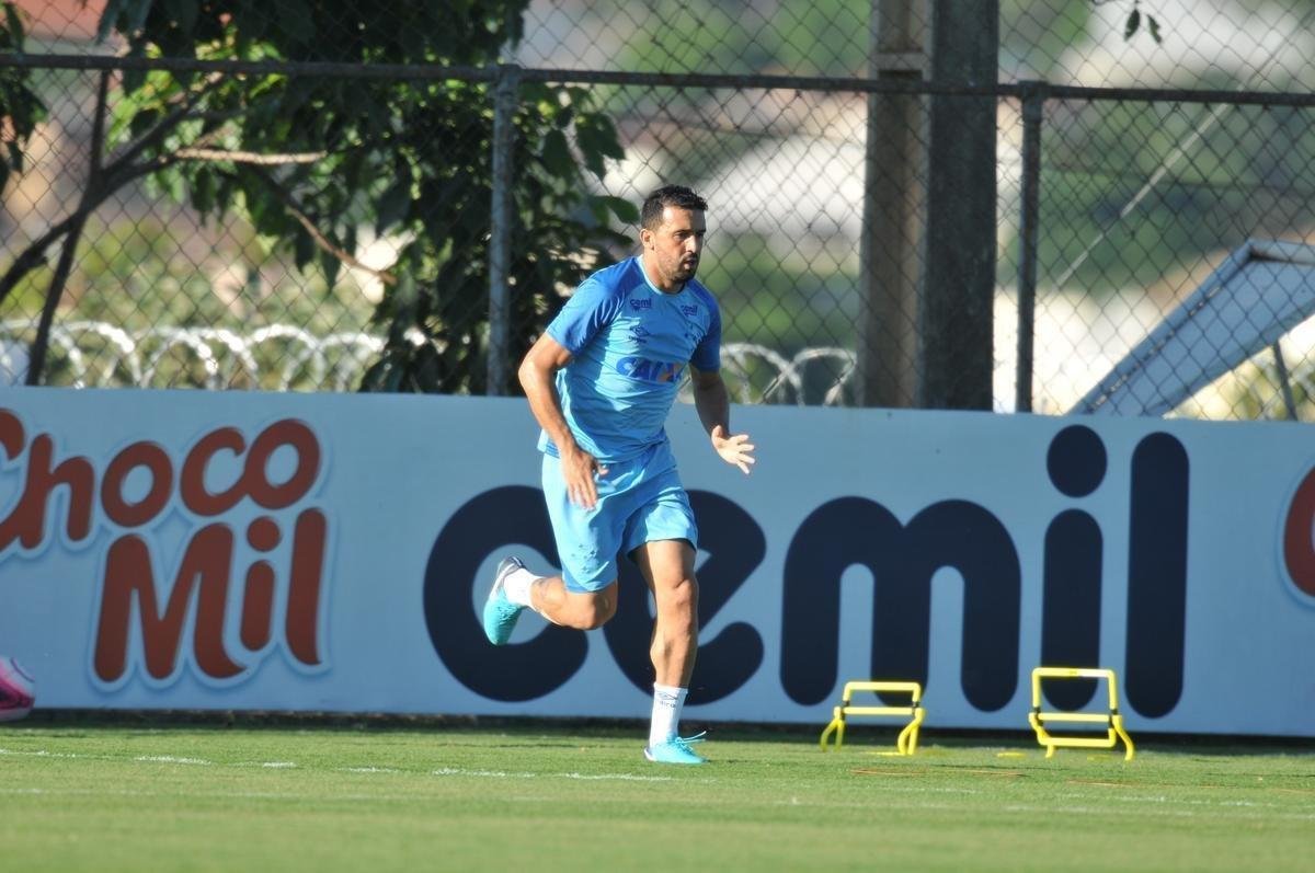 Fotos do treinamento do Cruzeiro desta tera-feira, na Toca II (Alexandre Guzanshe/EM D.A Press)