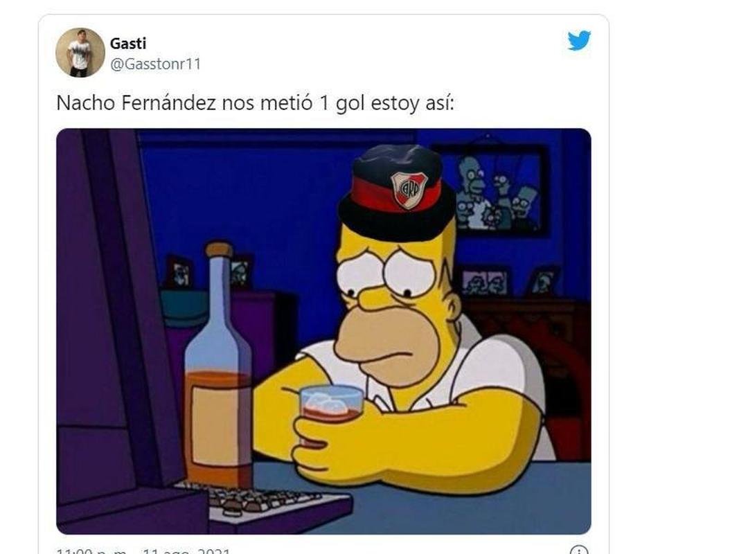 'Nacho marcou um gol e eu estou assim'