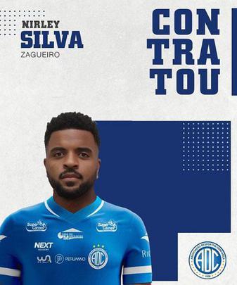 O Confiana anunciou a contratao do zagueiro Nirley, que estava no Brasil de Pelotas