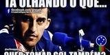Ram�n �bila caiu nas gra�as da torcida do Cruzeiro em pouco tempo