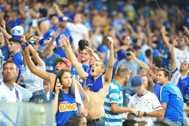 Fotos da torcida do Cruzeiro, no Mineiro, na deciso da Copa do Brasil 2018, contra o Corinthians