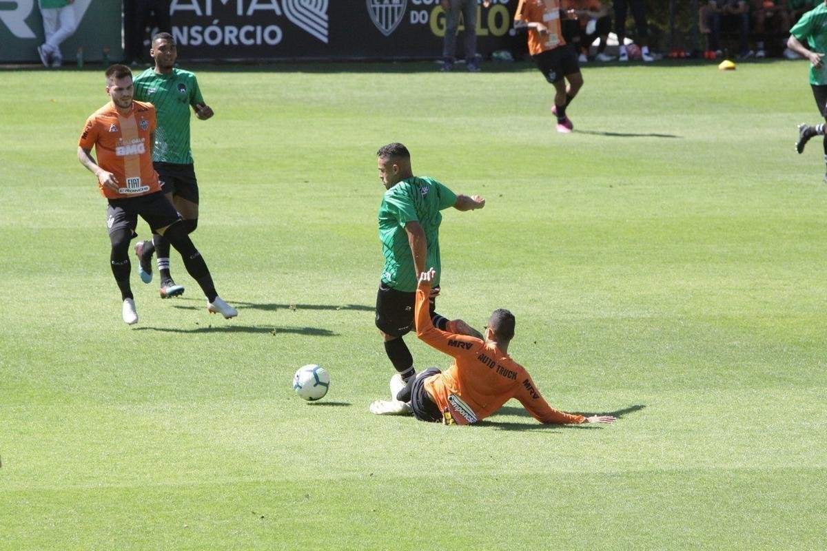 Fotos do jogo treino entre Atltico e Inter de Minas