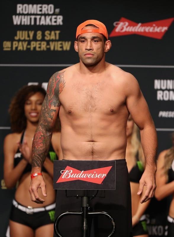 Pesagem do UFC 213, em Las Vegas - Fabricio Werdum