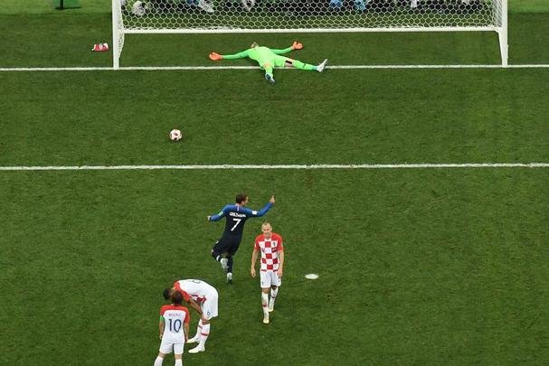 Fotos da final entre Frana e Crocia 