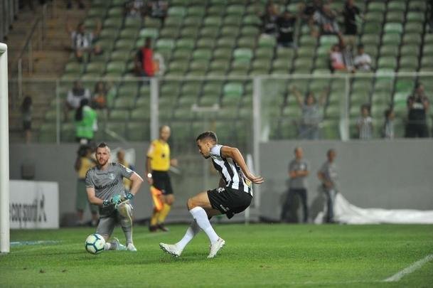 Fotos do jogo entre Atltico e Grmio