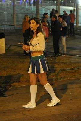 Torcedores do Cruzeiro na partida contra o Palmeiras no Mineiro