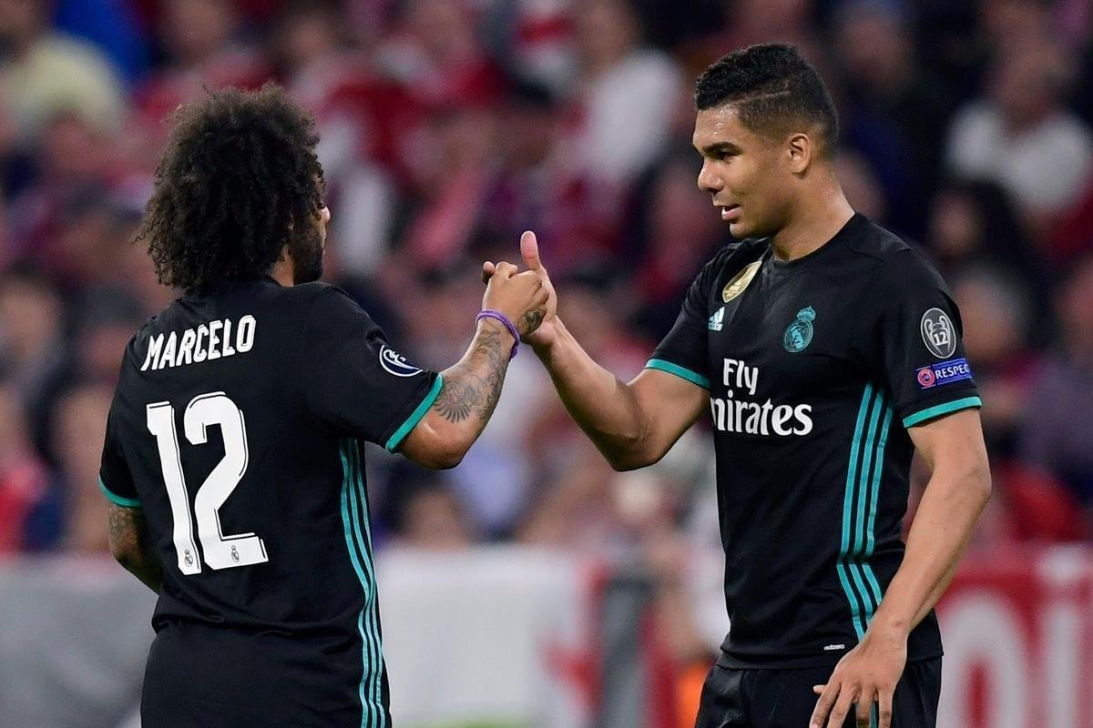 Marcelo, lateral do Real Madrid, empatou a partida pelo clube merengue