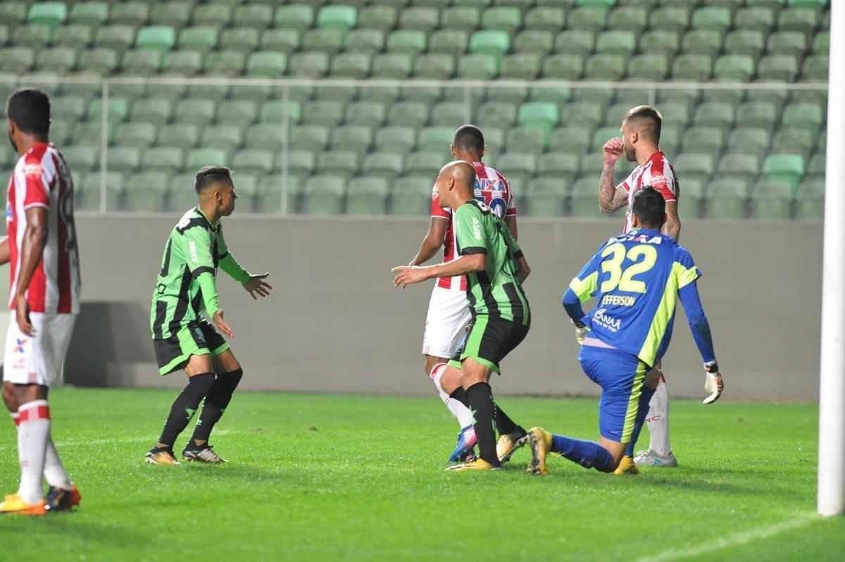 Amrica e Nutico se enfrentaram, no Independncia, pela 20 rodada da Srie B do Brasileiro