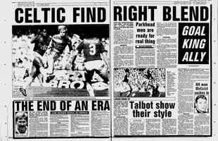 Jornais escoceses repercutiram positivamente a vitória do Celtic contra Cruzeiro e toda festa do centenário