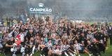 Festa do Atl�tico no Mineir�o pela conquista do tricampeonato mineiro. Galo derrotou o Cruzeiro por 3 a 1 na final �nica do estadual. Gols foram de Hulk (2) e Nacho