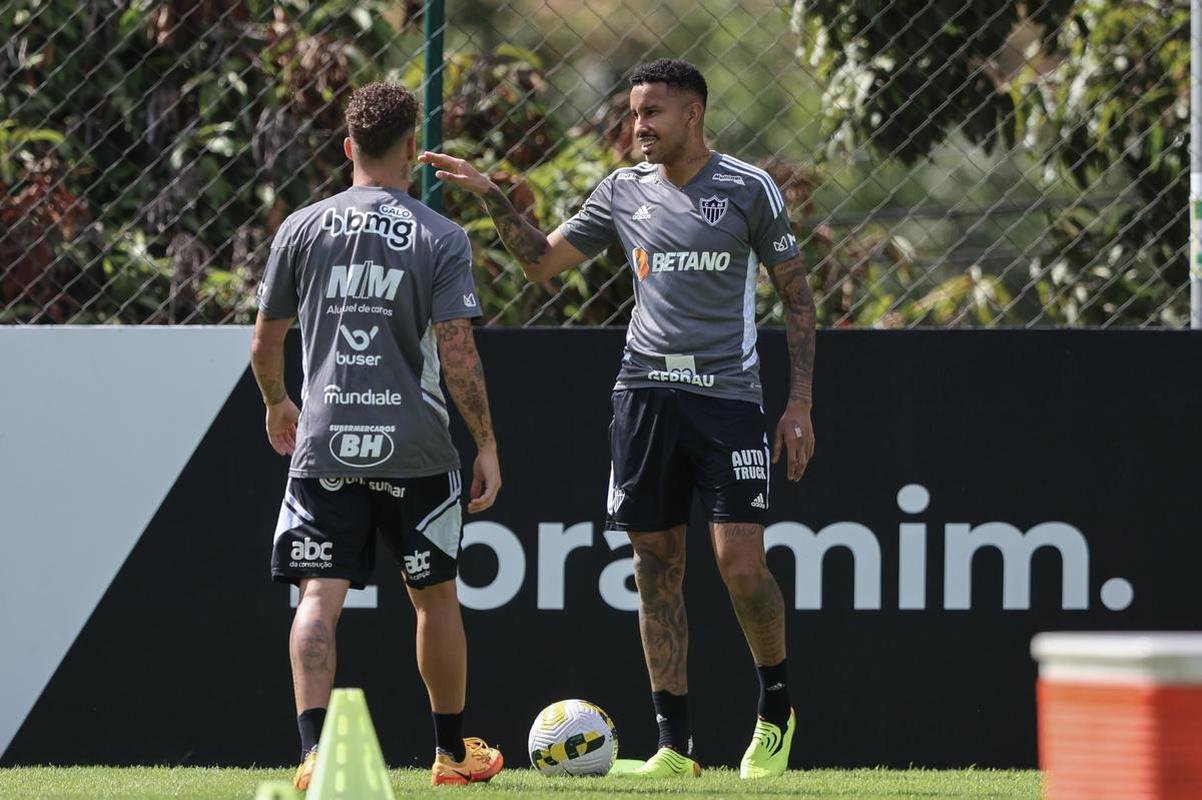 Fotos do ltimo treino do Atltico antes do jogo contra o Botafogo