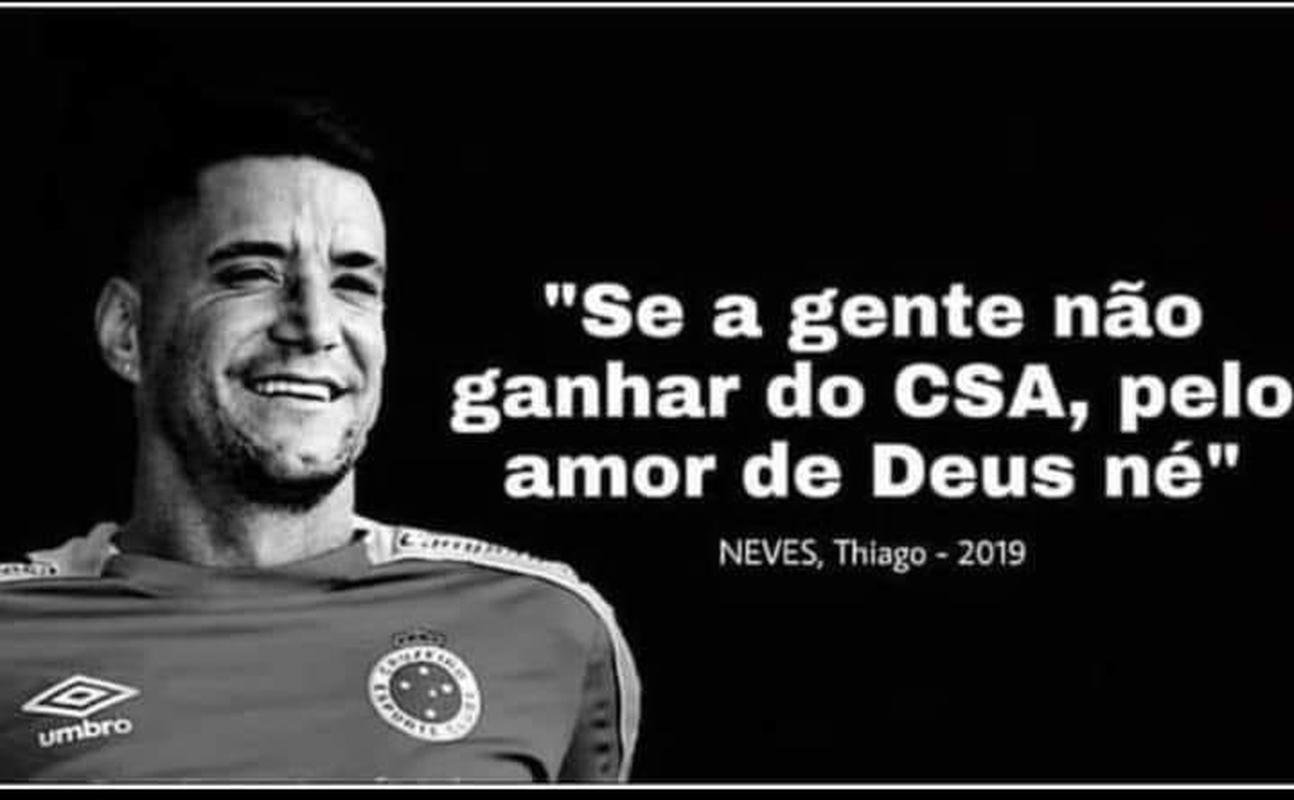 Rivais zoaram Cruzeiro por derrota para o CSA neste domingo