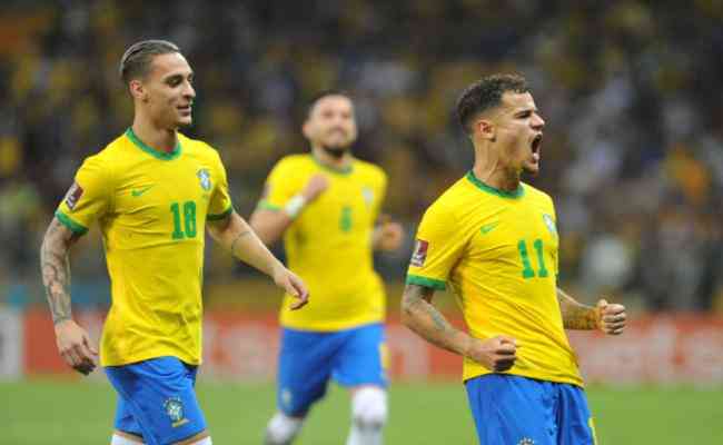 Philippe Coutinho marcou o segundo dos quatro gols da Seleo Brasileira no Mineiro 