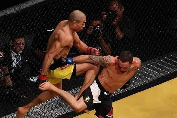 Imagens do retorno triunfal de José Aldo ao UFC