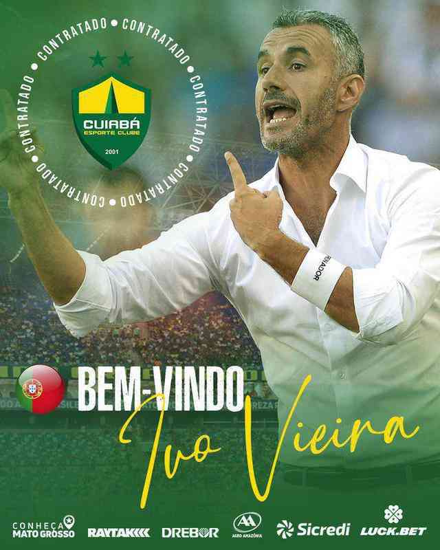 Cuiab anunciou o tcnico Ivo Vieira