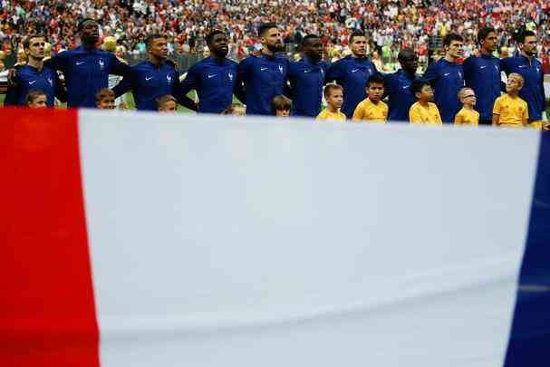 Fotos da final da Copa do Mundo, entre França e Croácia, em Moscou 