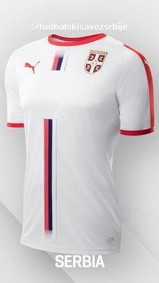 Sérvia - segundo uniforme (Puma)
