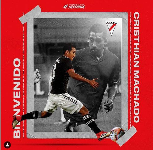 Cristhian Machado, meio-campista (Always Ready, da Bolívia)