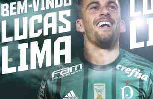 Principal reforo do Palmeiras para 2018, o meia Lucas Lima espera reviver seus melhores dias no alviverde