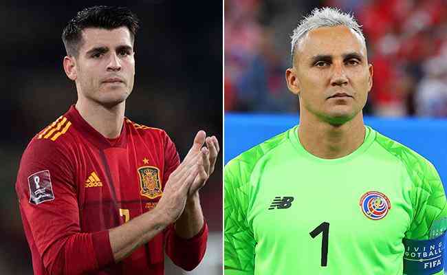 Espanha e Costa Rica se enfrentam nesta quarta-feira pela Copa do Mundo