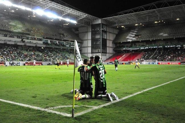 Fotos do jogo entre Amrica e Tolima, no Independncia, em Belo Horizonte, pela terceira rodada do Grupo D da Copa Libertadores 2022