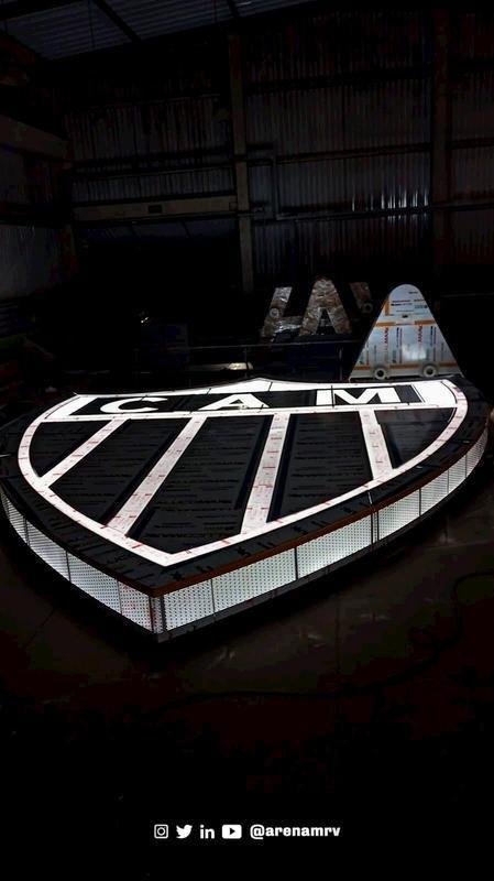 Arena MRV segue em ritmo acelerado de obras. Previso de concluso do estdio foi atualizada para dezembro.