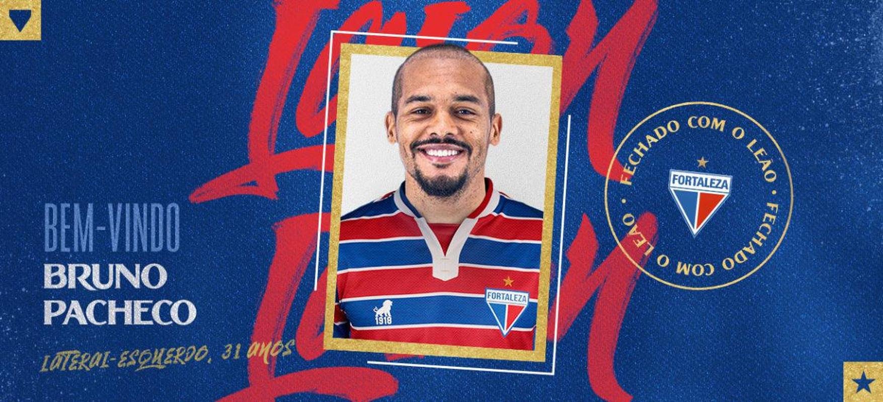 Fortaleza contratou o lateral-esquerdo Bruno Pacheco