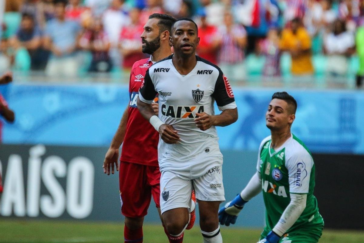 Bahia e Atltico travaram bom duelo que terminou empatado por 2 a 2 na Arena Fonte Nova