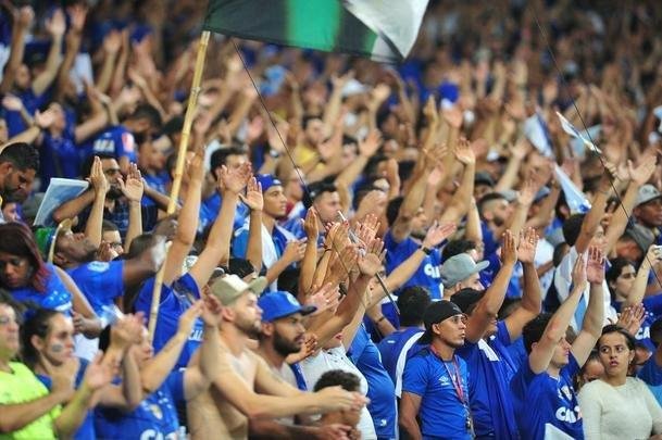 Fotos da torcida do Cruzeiro, no Mineiro, na deciso da Copa do Brasil 2018, contra o Corinthians