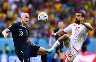 Fotos do jogo entre Tunsia e Austrlia, no Estdio Al Janoub, pela segunda rodada do Grupo D da Copa do Mundo do Catar