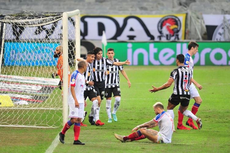 Imagens do confronto entre Atltico e Bahia, vlido pelas oitavas de final da Copa do Brasil 2021